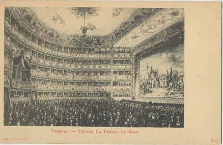 Venezia Teatro La Fenice La Scala Ca 1900 Details